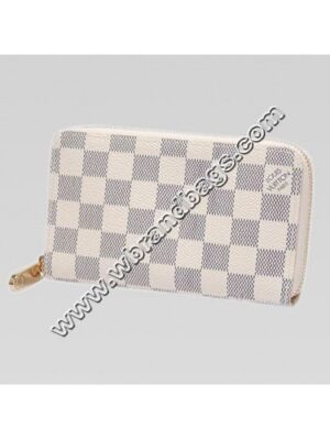 Louis Vuitton Replica DAMIER AZUR CANVAS ZIPPY COMPACT WALLET