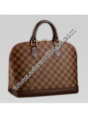 Louis Vuitton Replica DAMIER EBENE CANVAS ALMA BAG