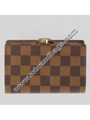 Louis Vuitton Replica DAMIER EBENE CANVAS FRENCH PURSE