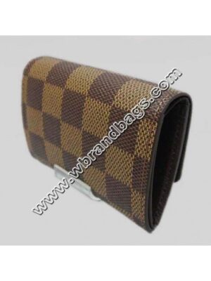 Louis Vuitton Replica DAMIER EBENE CANVAS PORTE MONNAIE PLAT(WALLET)