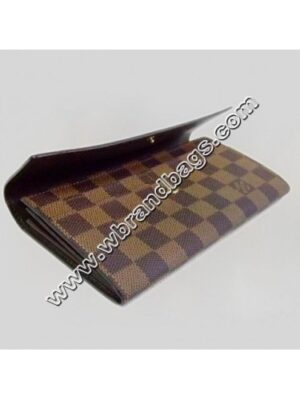 Louis Vuitton Replica DAMIER EBENE CANVAS SARAH WALLET