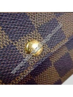 Louis Vuitton Replica DAMIER EBENE CANVAS SARAH WALLET