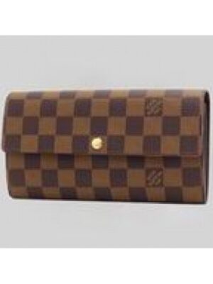 Louis Vuitton Replica DAMIER EBENE CANVAS SARAH WALLET