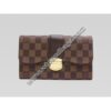 Louis Vuitton Replica DAMIER EBENE CANVAS SISTINA WALLET