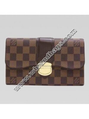 Louis Vuitton Replica DAMIER EBENE CANVAS SISTINA WALLET