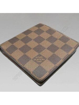 Louis Vuitton Replica DAMIER EBENE CANVAS WALLET WITH COIN POCKE