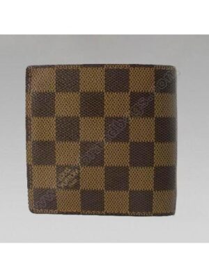 Louis Vuitton Replica DAMIER EBENE CANVAS WALLET WITH COIN POCKE