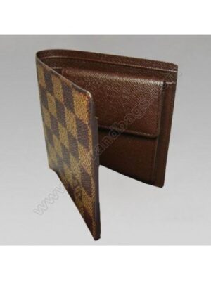 Louis Vuitton Replica DAMIER EBENE CANVAS WALLET WITH COIN POCKE