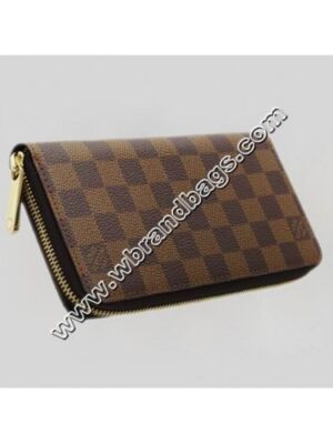 Louis Vuitton Replica DAMIER EBENE CANVAS ZIPPY WALLET