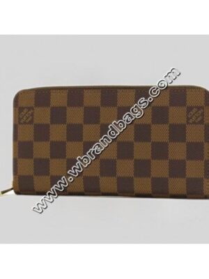 Louis Vuitton Replica DAMIER EBENE CANVAS ZIPPY WALLET