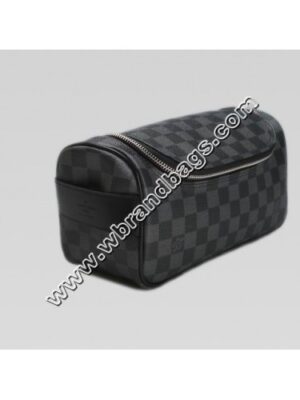 Louis Vuitton Replica DAMIER GRAMIER GRAPHITE CANVAS TOILETRY POUCH