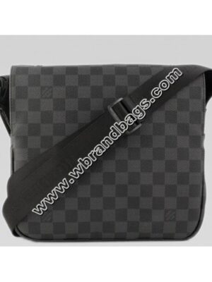 Louis Vuitton Replica DAMIER GRAPHITE CANVAS NAVIGLIO SHOULDER BAG