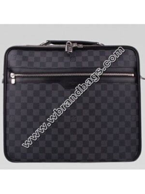 Louis Vuitton Replica DAMIER GRAPHITE CANVAS STEEVE COMPUTER CASE