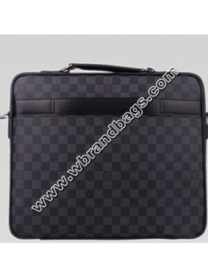 Louis Vuitton Replica DAMIER GRAPHITE CANVAS STEEVE COMPUTER CASE