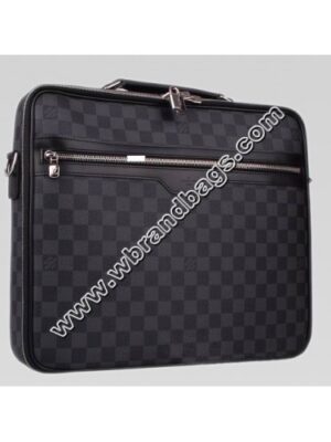 Louis Vuitton Replica DAMIER GRAPHITE CANVAS STEEVE COMPUTER CASE