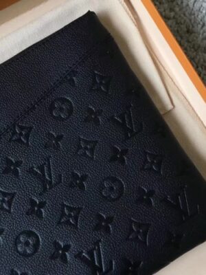 Louis Vuitton Replica Daily Pouch in Monogram Empreinte Leather M62937 Black