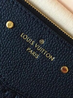 Louis Vuitton Replica Daily Pouch in Monogram Empreinte Leather M62938 Blue