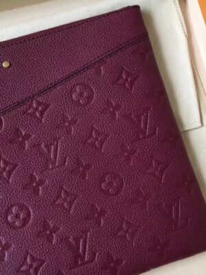 Louis Vuitton Replica Daily Pouch in Monogram Empreinte Leather M62938 Grape