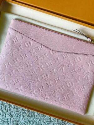 Louis Vuitton Replica Daily Pouch in Monogram Empreinte Leather M62938 Pink