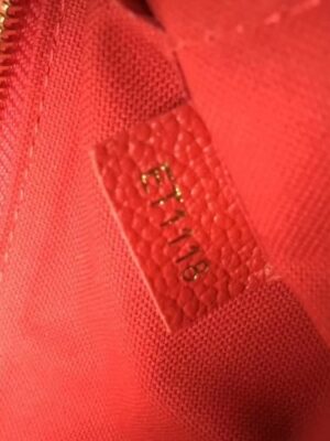 Louis Vuitton Replica Daily Pouch in Monogram Empreinte Leather M62938 Red