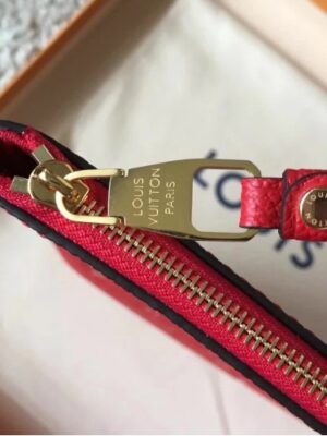 Louis Vuitton Replica Daily Pouch in Monogram Empreinte Leather M62938 Red