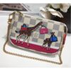 Louis Vuitton Replica Damier Azur Canvas Animal Print Mini Pochette Bag N58010 2017