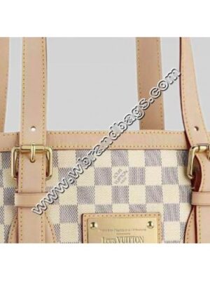 Louis Vuitton Replica Damier Azur Canvas Hampstead MM Shoulder Bag