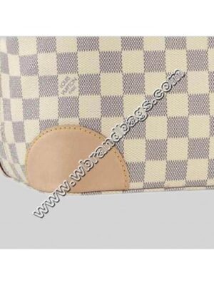 Louis Vuitton Replica Damier Azur Canvas Hampstead MM Shoulder Bag