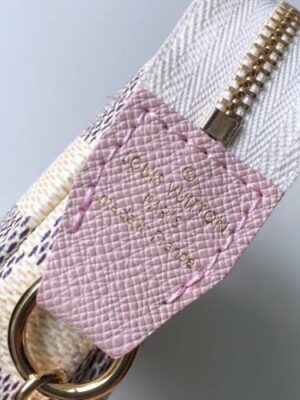 Louis Vuitton Replica Damier Azur Canvas Mini Pochette Accessoires Bag Brids Print N64451