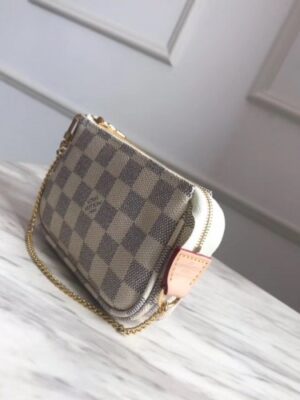 Louis Vuitton Replica Damier Azur Canvas Mini Pochette Accessoires Bag N58010