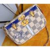 Louis Vuitton Replica Damier Azur Canvas Mini Pochette Accessoires Bag Trunks N61005