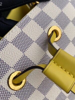 Louis Vuitton Replica Damier Azur Canvas NeoNoe Bucket Bag N40151 Pineapple 2019