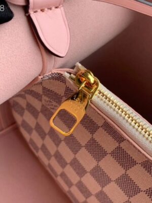 Louis Vuitton Replica Damier Azur Canvas NeoNoe Bucket Bag N40152 Eau de Rose 2019