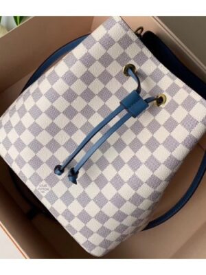 Louis Vuitton Replica Damier Azur Canvas NeoNoe Bucket Bag N40153 Bleuet