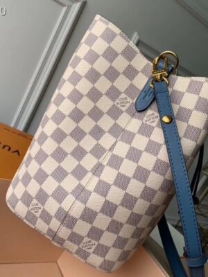 Louis Vuitton Replica Damier Azur Canvas NeoNoe Bucket Bag N40153 Bleuet