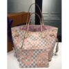 Louis Vuitton Replica Damier Azur Canvas Nerverfull MM Tote Bag N41050 Pink 2017