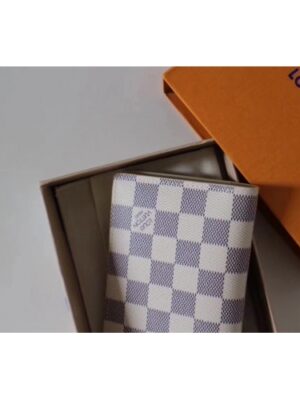 Louis Vuitton Replica Damier Azur Canvas Passport Cover M60181