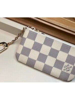 Louis Vuitton Replica Damier Azur Canvas Pochette Cle Key Pouch N62659