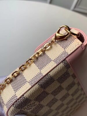 Louis Vuitton Replica Damier Azur Canvas Pochette Felicie Chain Wallet Bag N60235 2019