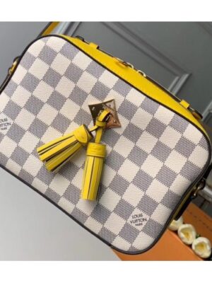 Louis Vuitton Replica Damier Azur Canvas Saintonge Bag N40154 Pineapple 2019