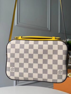 Louis Vuitton Replica Damier Azur Canvas Saintonge Bag N40154 Pineapple 2019