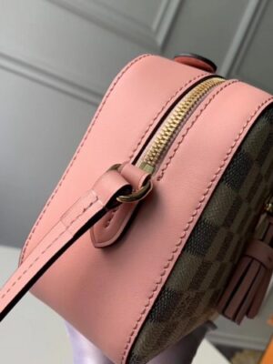 Louis Vuitton Replica Damier Azur Canvas Saintonge Bag N40155 Eau de Rose 2019