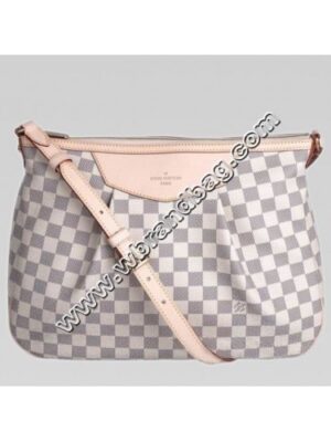 Louis Vuitton Replica Damier Azur Canvas Siracusa Bag MM