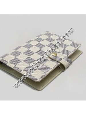 Louis Vuitton Replica Damier Azur Canvas Small Ring Agenda Cover