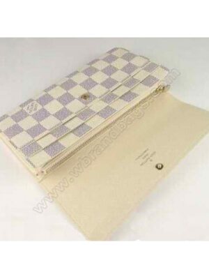 Louis Vuitton Replica Damier Azur Wallet with Zip Pocket