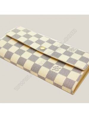 Louis Vuitton Replica Damier Azur Wallet with Zip Pocket