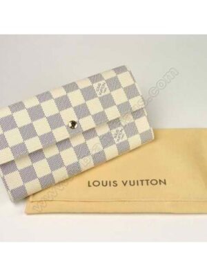 Louis Vuitton Replica Damier Azur Wallet with Zip Pocket