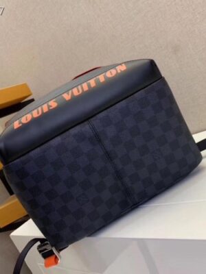 Louis Vuitton Replica Damier Cobalt Race Canvas Discovery Backpack PM Bag N40157 2019