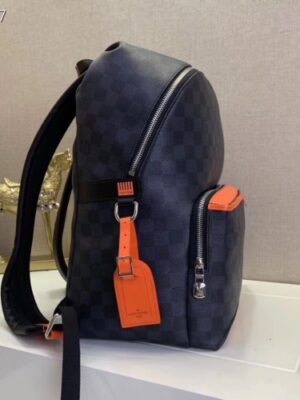 Louis Vuitton Replica Damier Cobalt Race Canvas Discovery Backpack PM Bag N40157 2019