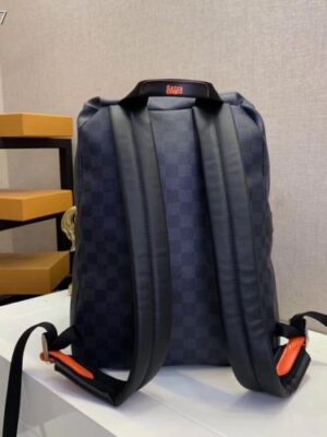 Louis Vuitton Replica Damier Cobalt Race Canvas Discovery Backpack PM Bag N40157 2019